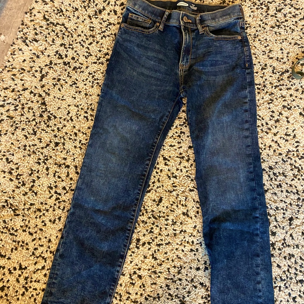 Karate cut old navy jeans